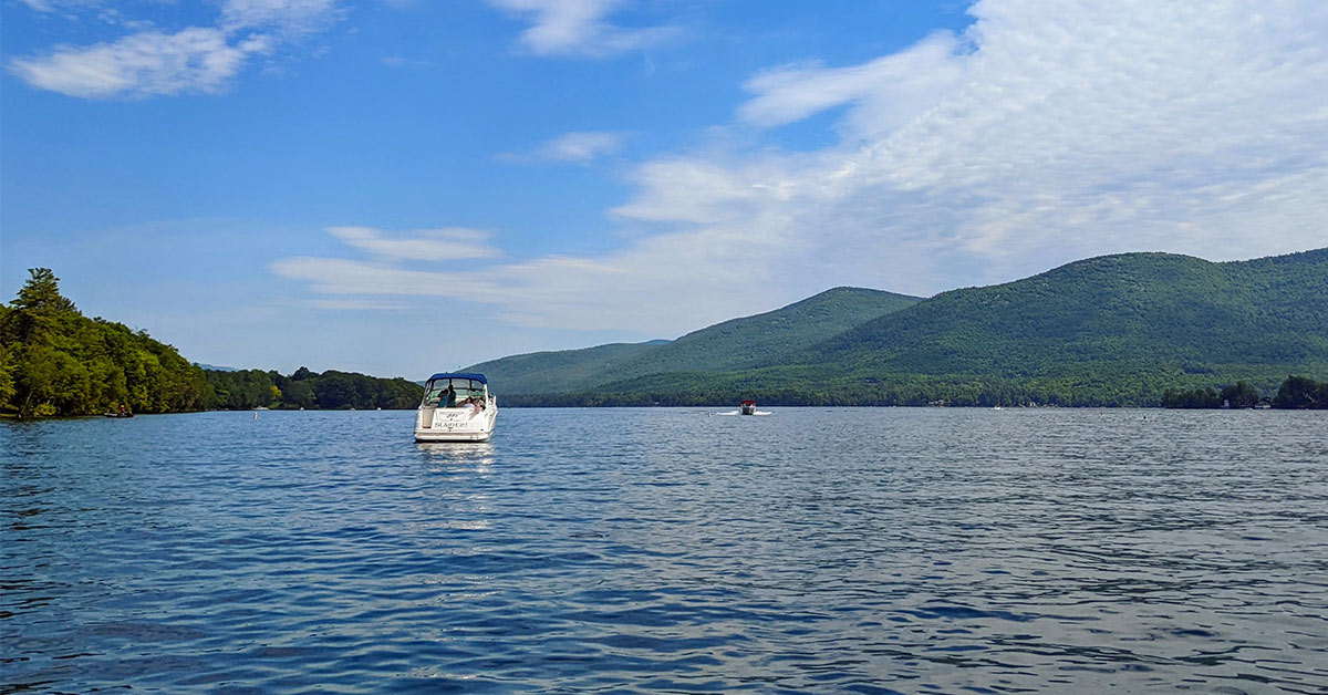 boat on lake george