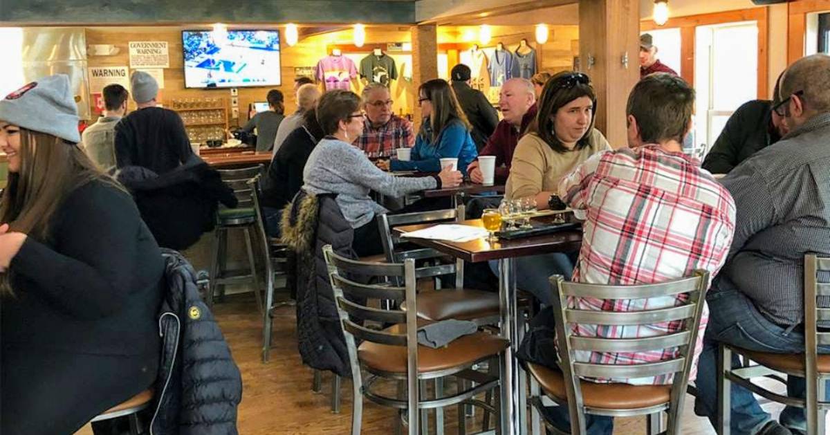 people dining in a restaurant