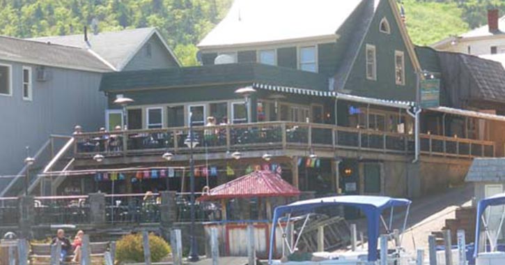 Exterior of Christies on the Lake in Lake George