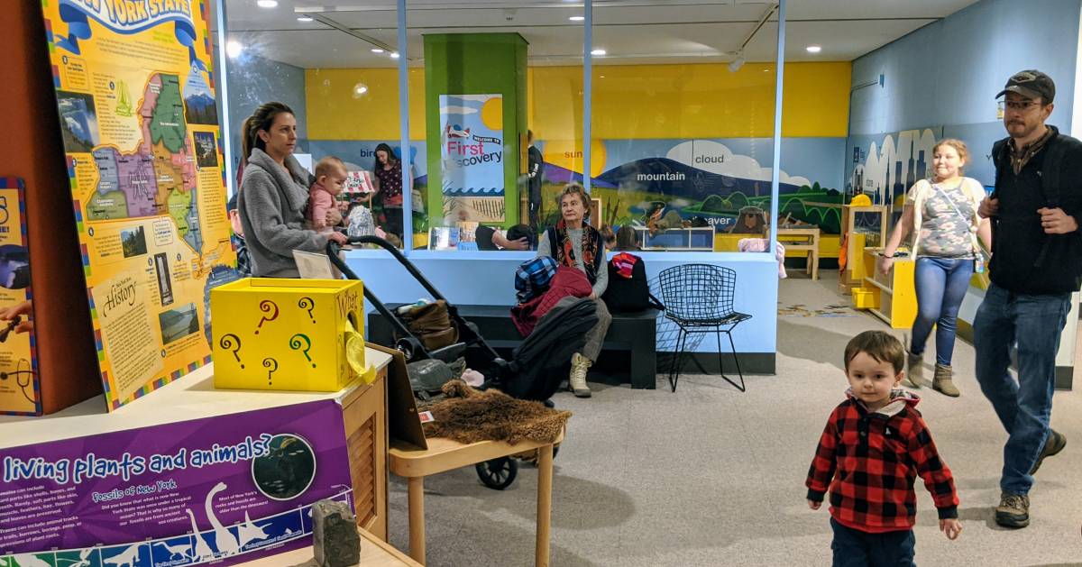 kids section in museum