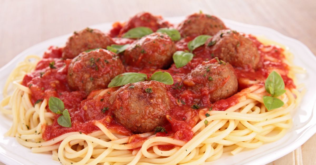 spaghetti and meatballs