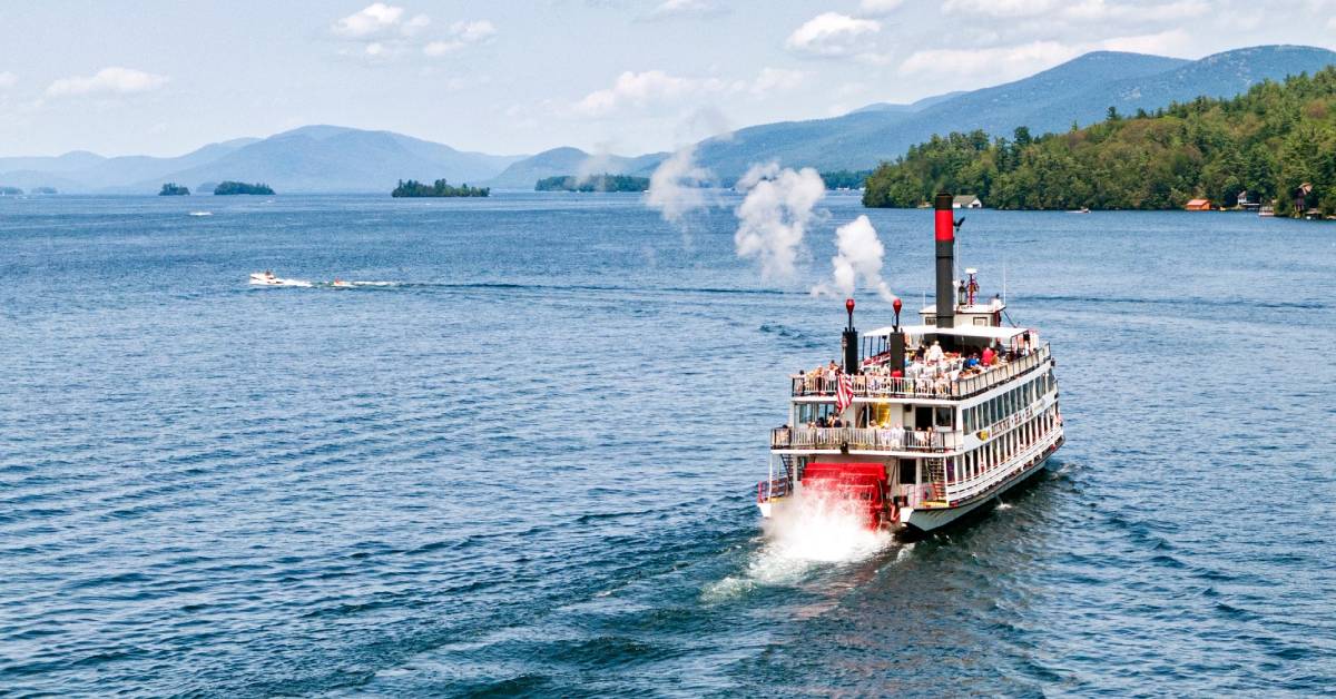 steamboat on water