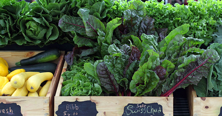 swiss chard and squash