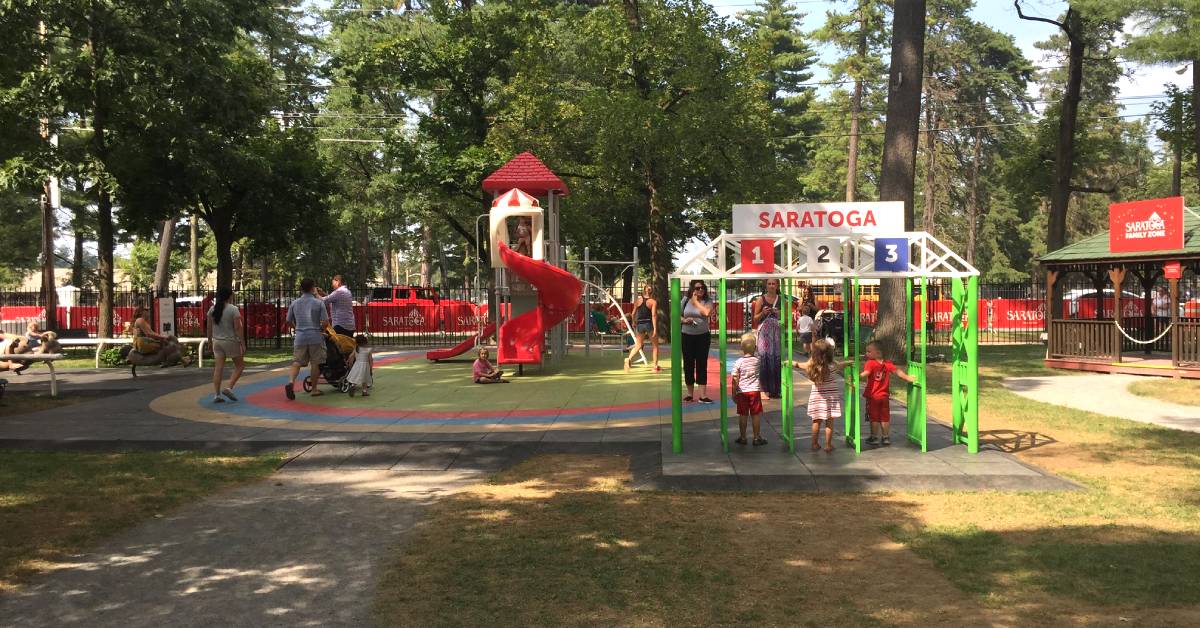 a kids play area