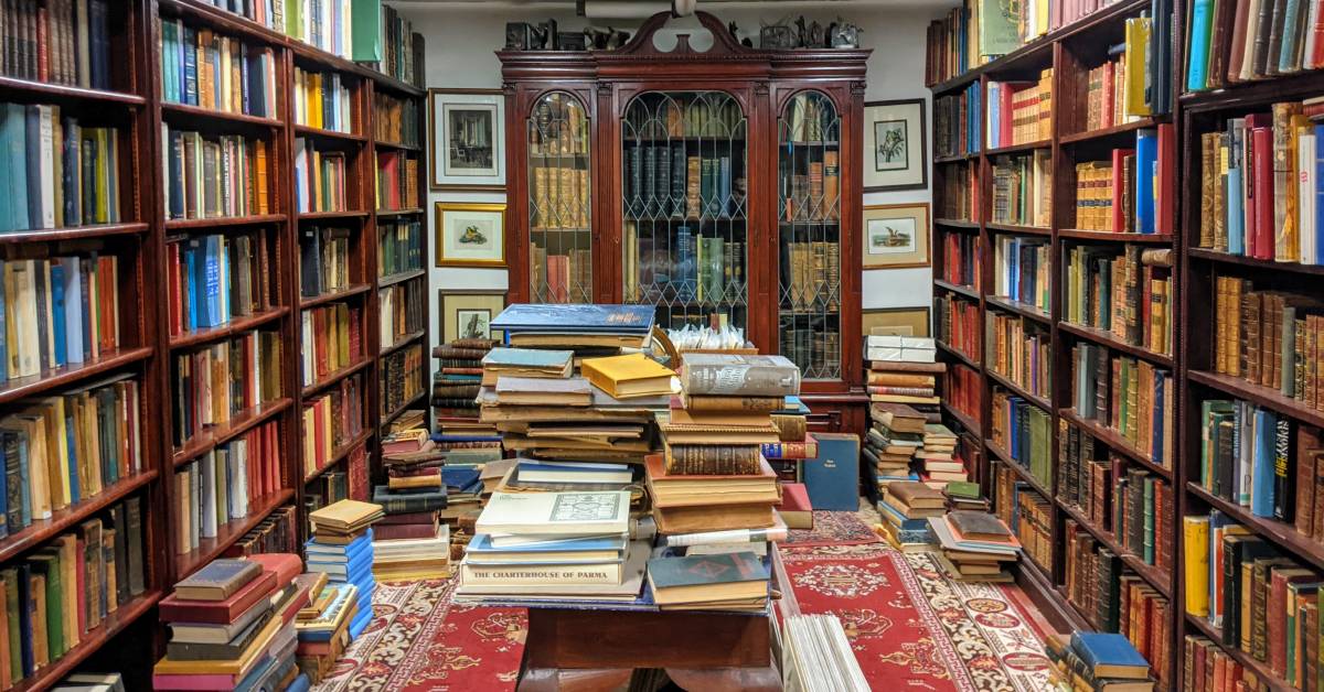 inside a bookstore