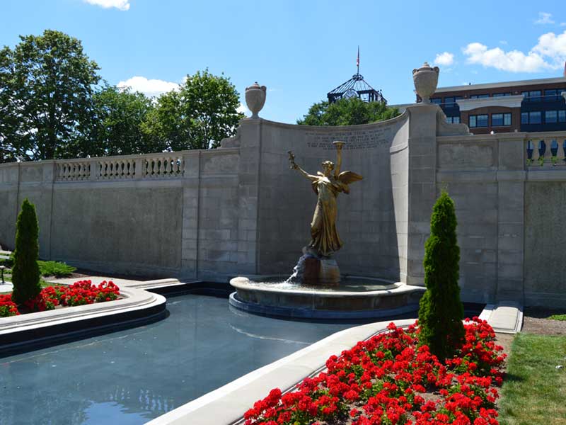 Spirit of Life Statue in Saratoga's Congress Park
