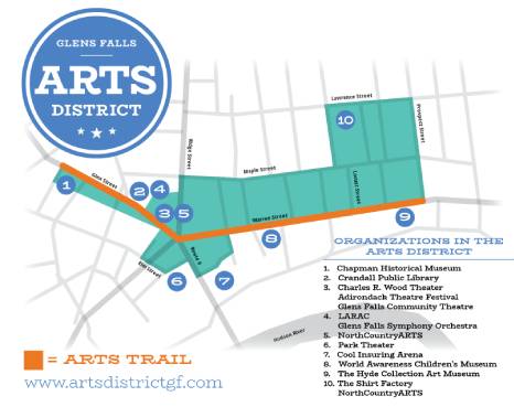map of Arts District