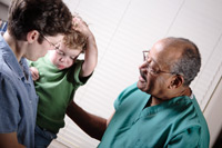 child with doctors