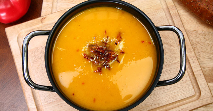 bowl of butternut squash soup