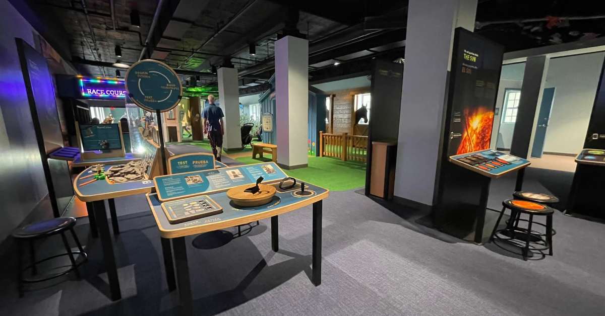 interactive exhibits in a children's museum