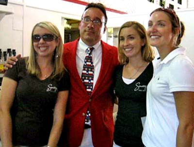 Saratoga.com With Sam The Bugler At Saratoga Race Track