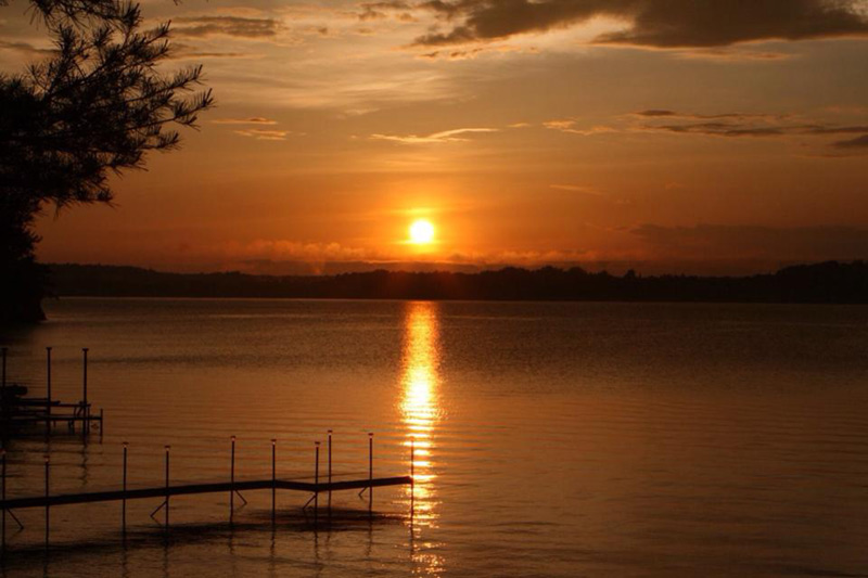 Sunset on Saratoga Lake