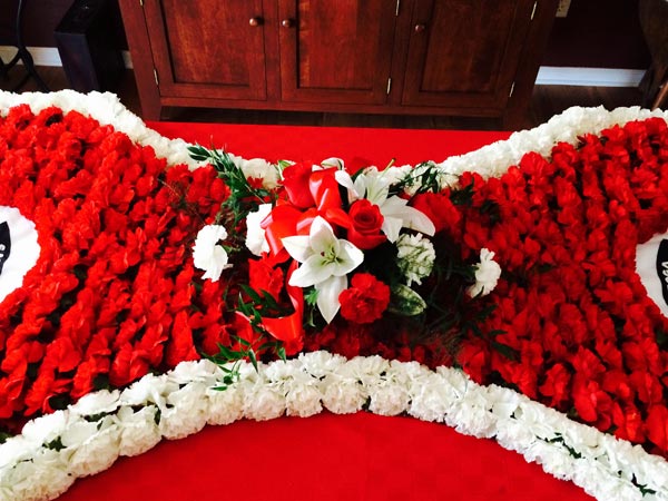 Flower Blanket for the winner of the Travers Stakes