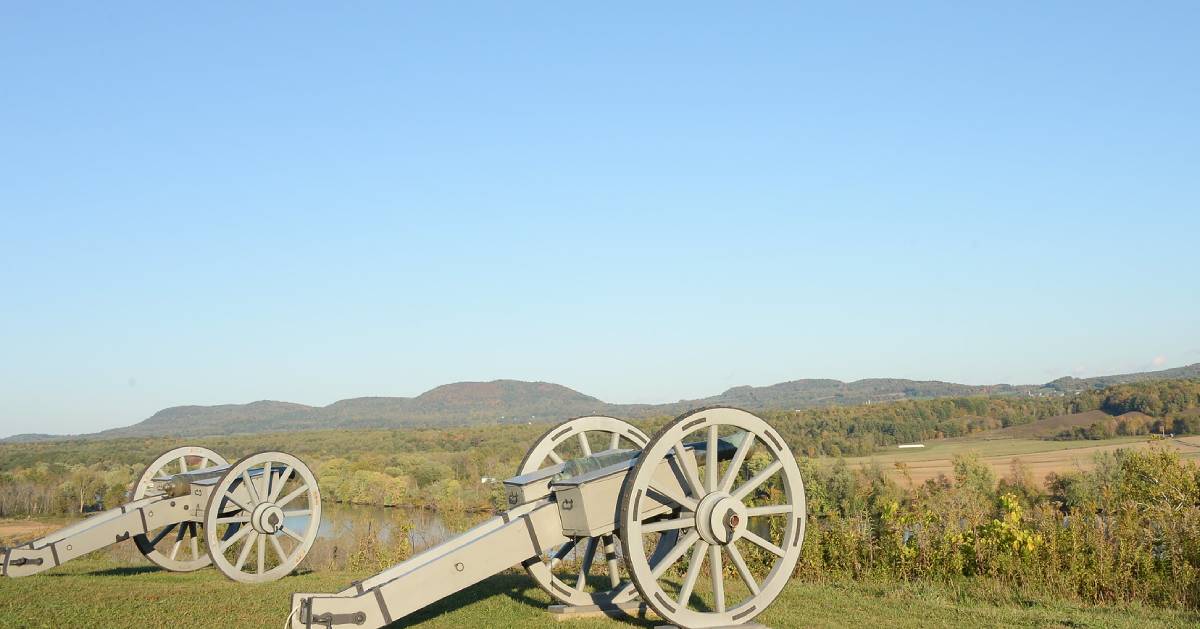 cannons on a field