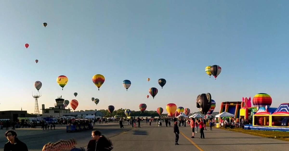 hot air balloon festival