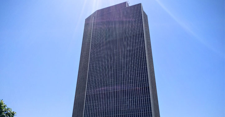 the corning tower in Albany, NY