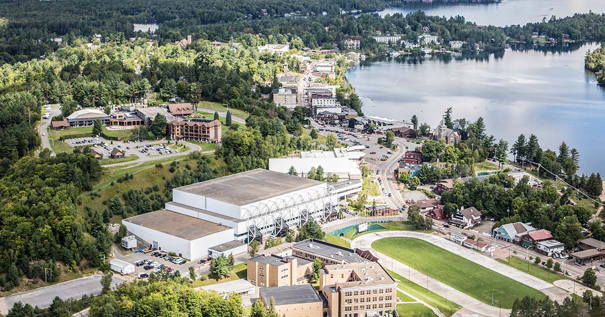 Lake Placid Aerial View 