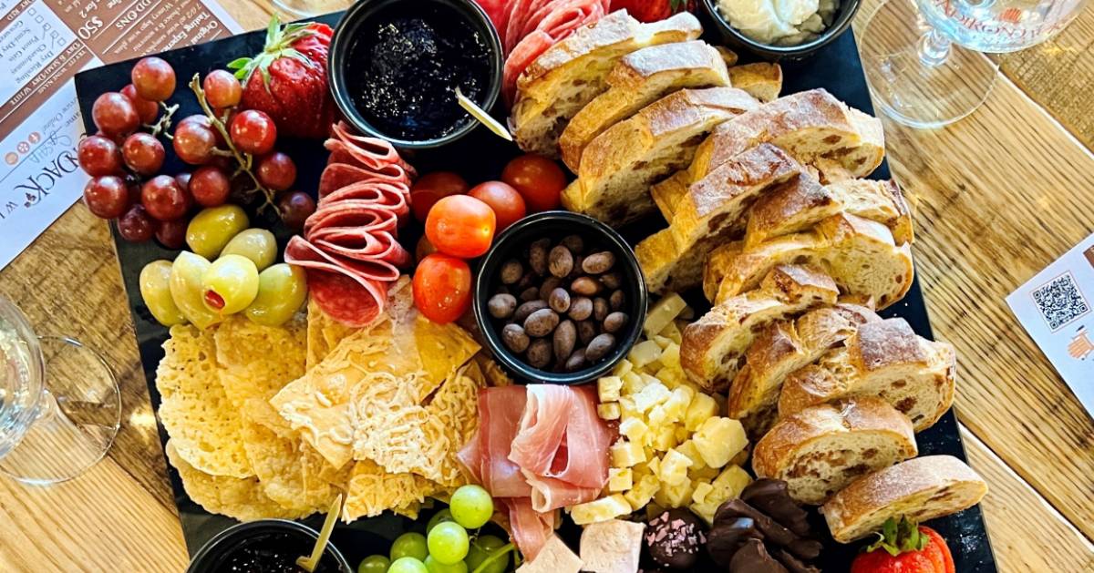 large charcuterie board