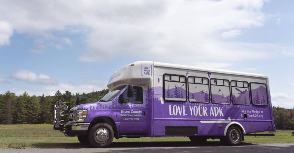 purple hiker shuttle