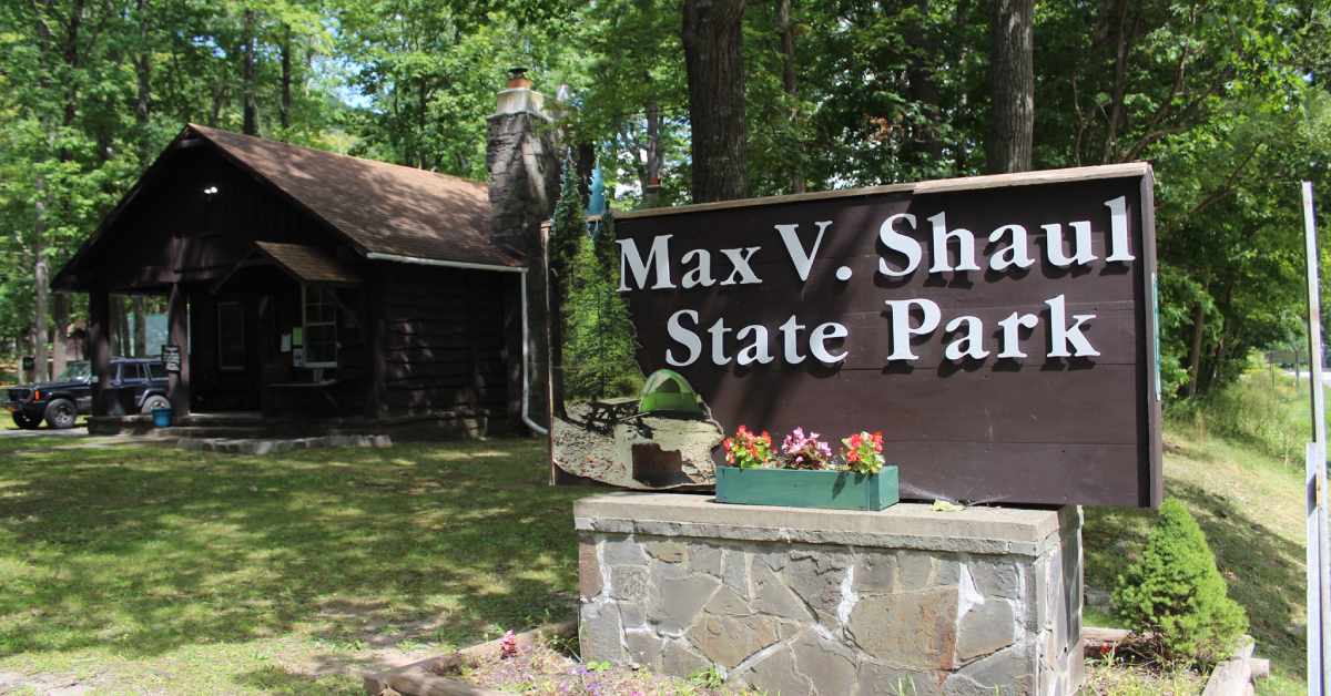 max v shaul state park sign