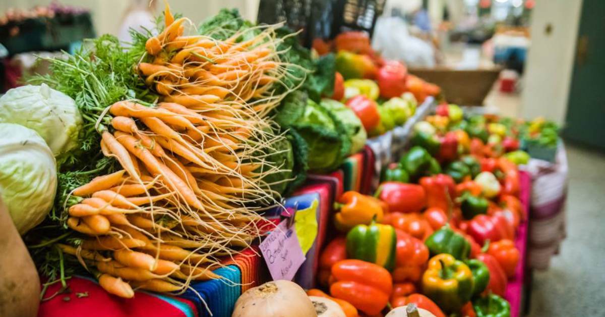 colorful vegetables on a table