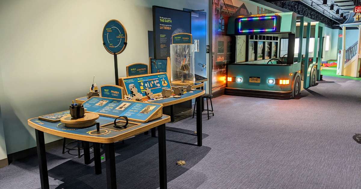 interactive displays in a kids museum