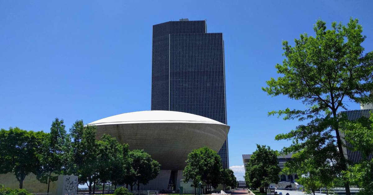 the Egg performing arts center in Albany NY