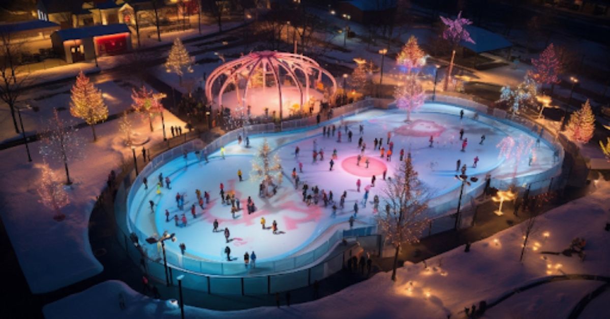image of people on an ice skating rink