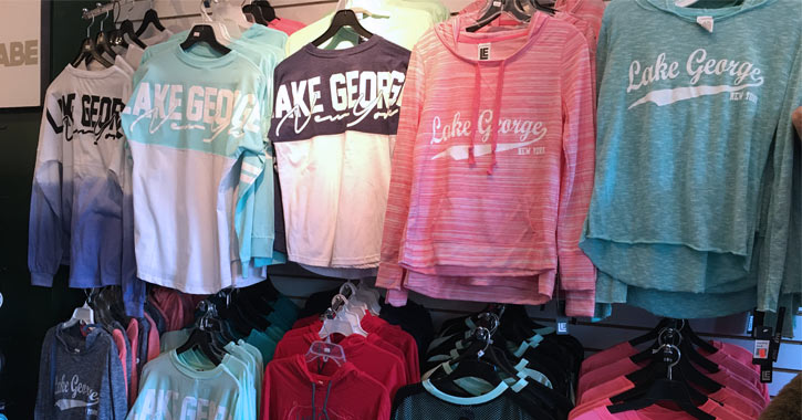 different lake george sweatshirts