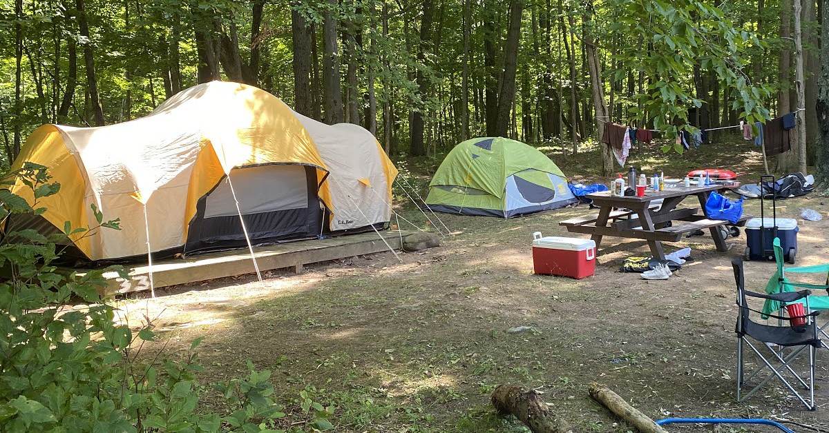 Go camping in Upstate New York