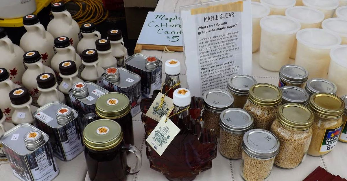 maple products on display