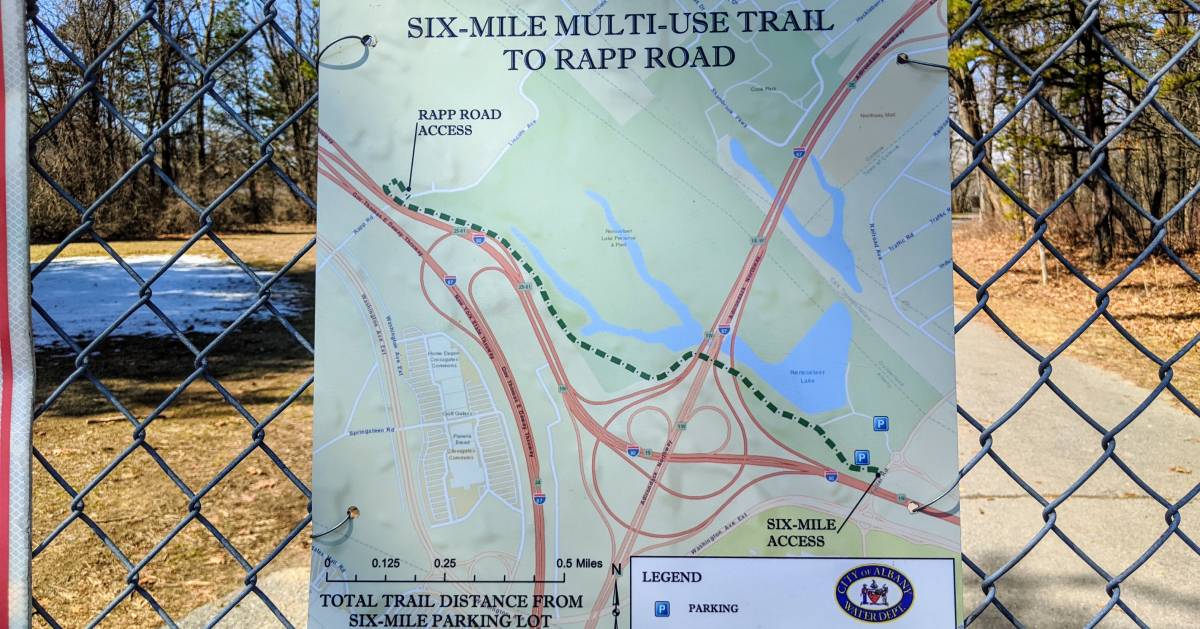 map of Six Mile Waterworks