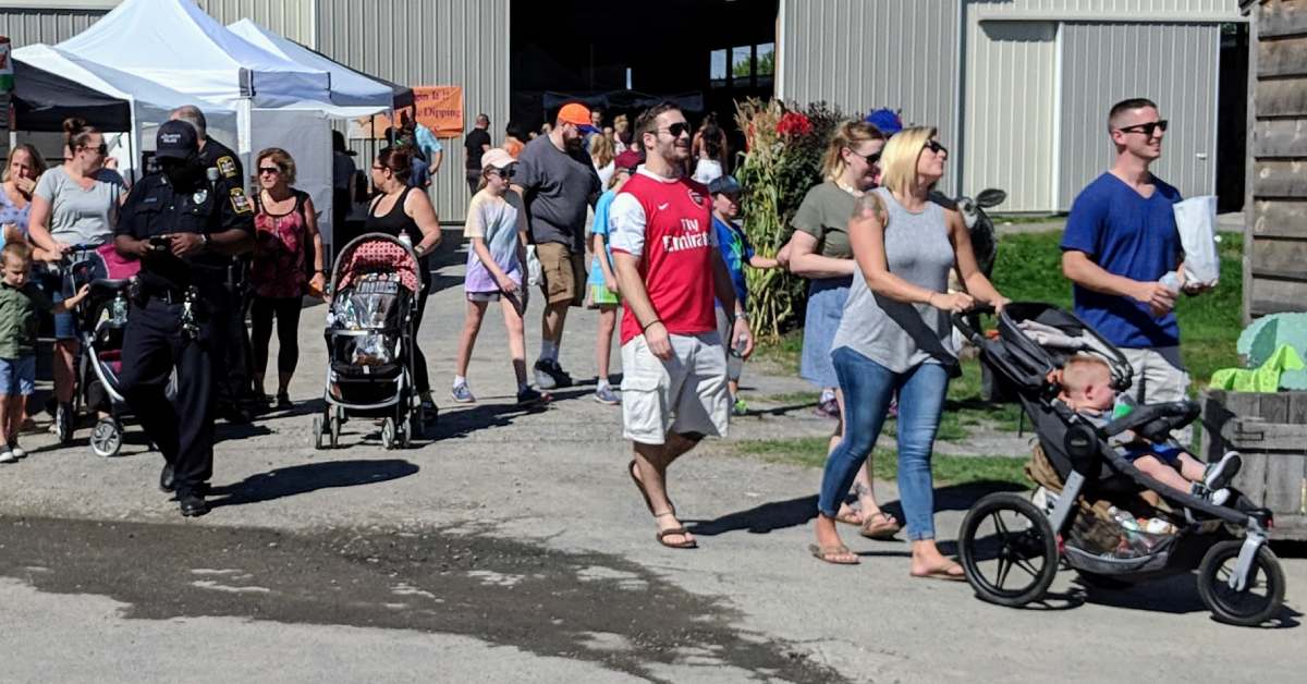 festival crowd