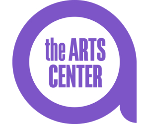 purple logo for The Arts Center