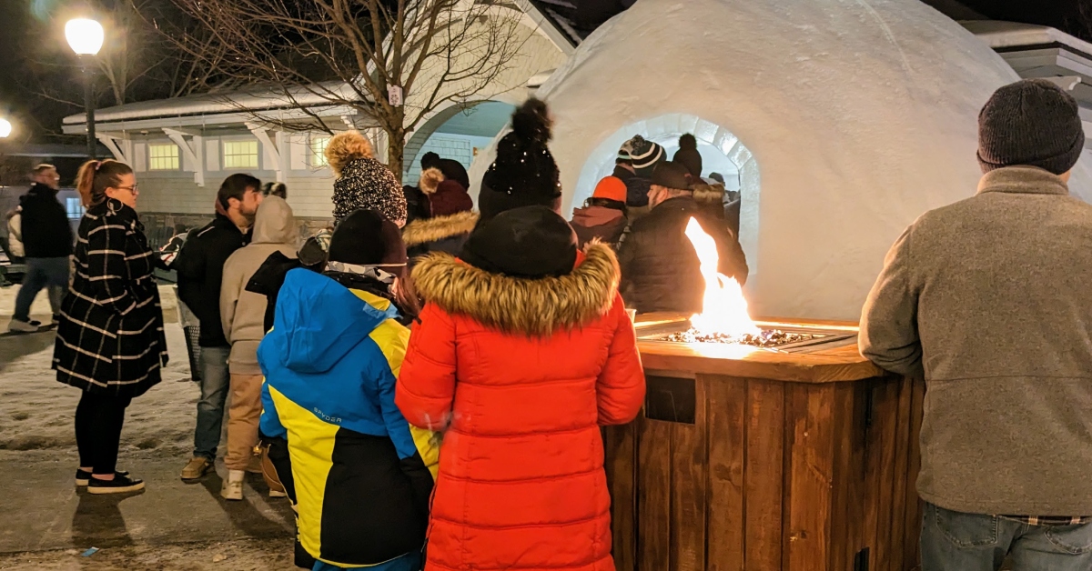 Lake Ice Bars in NY's Southern Adirondacks