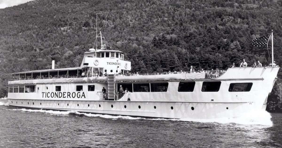 the second Ticonderoga steamboat
