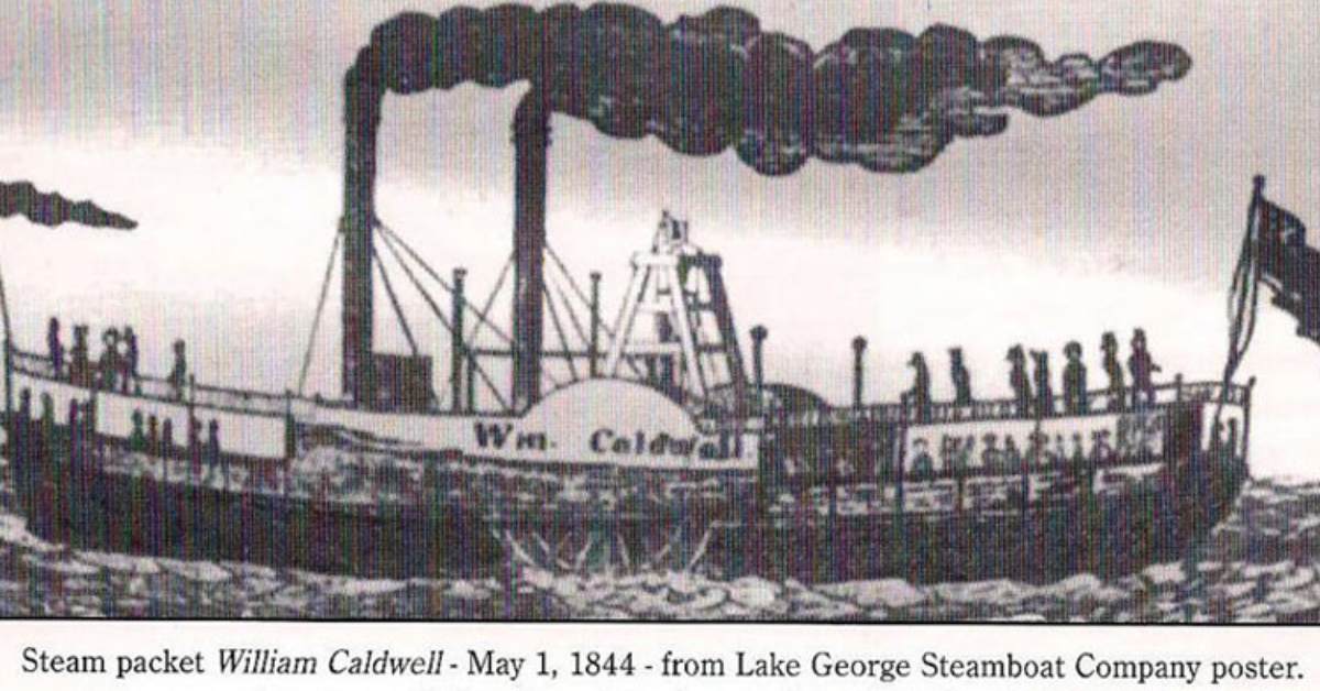 sketch of the william caldwell boat