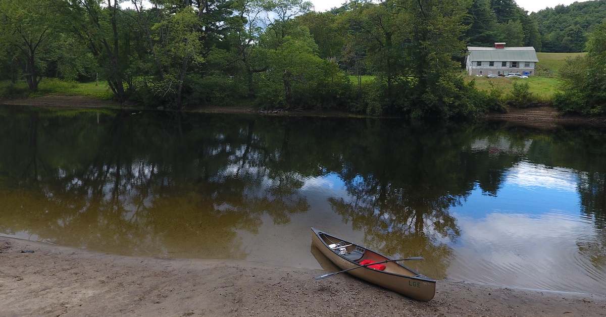 kayak by river