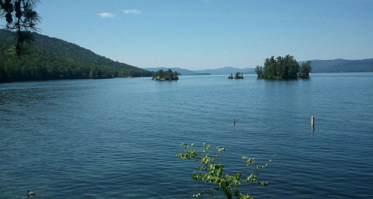 lake george view of the islands