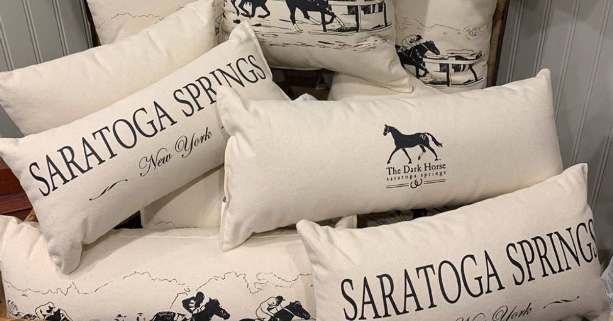 saratoga themed pillows