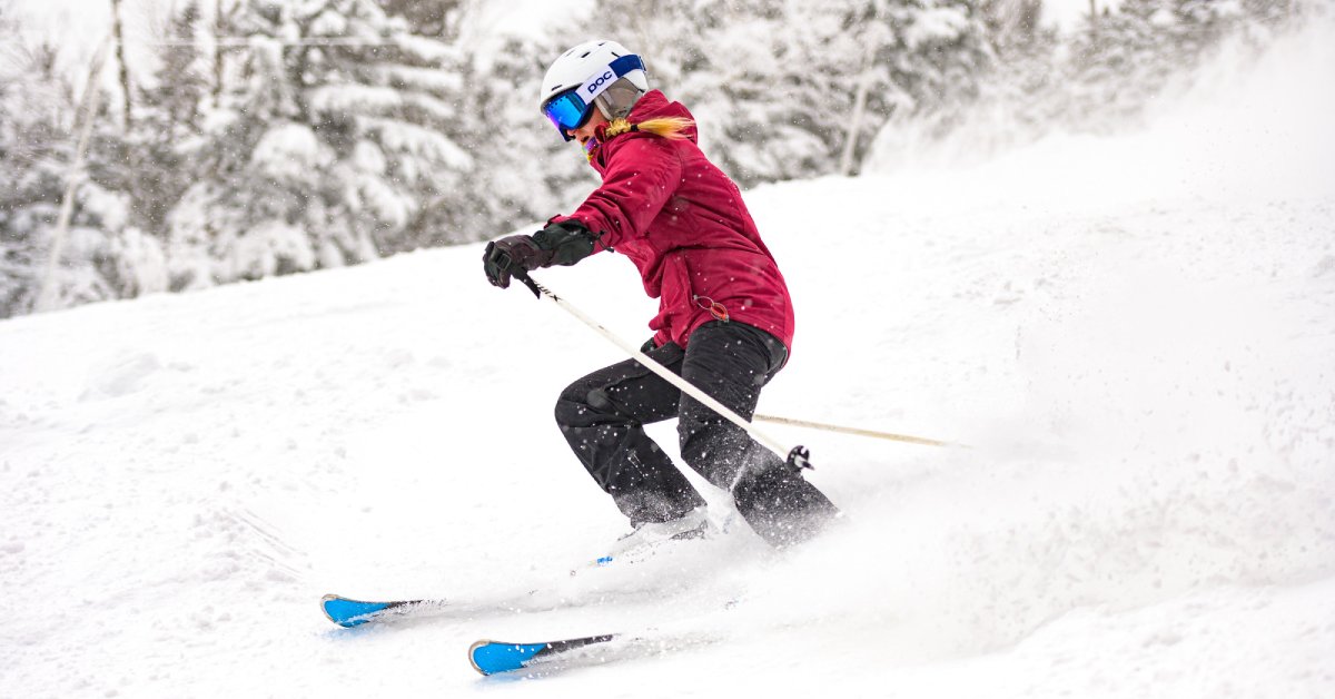 girl skiing