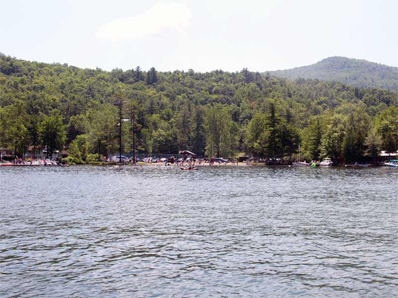 Huletts Landing on Lake George near Clemons NY