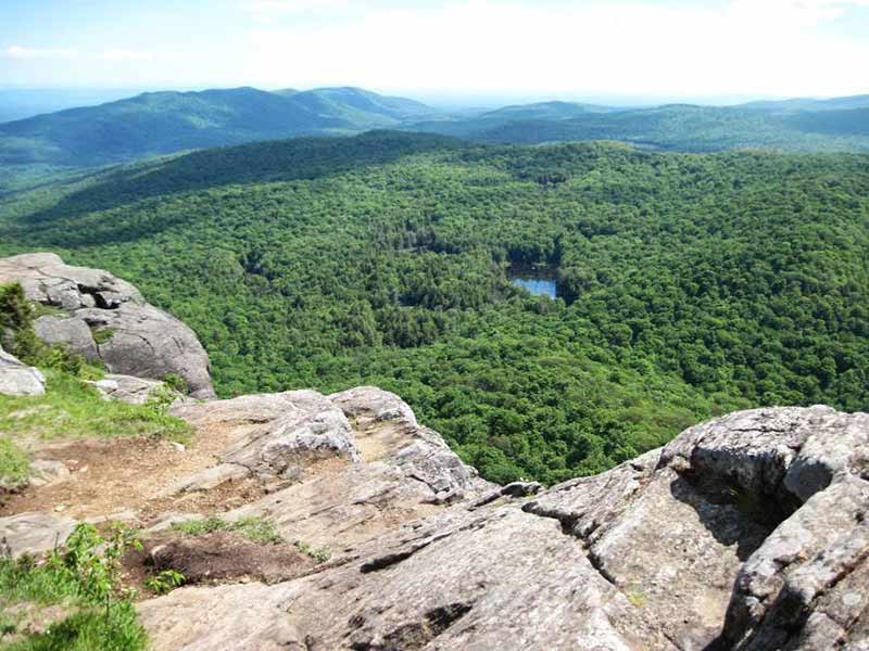 View from Sleeping Beauty Mountain in Fort Ann NY