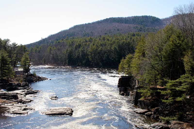 Hudson River as seen from Hadley Ny