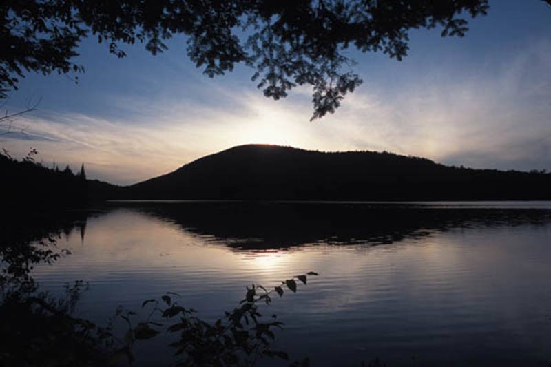 Sunset on Indian Lake from the Moose River Recreation Area by Gerry Lemmo