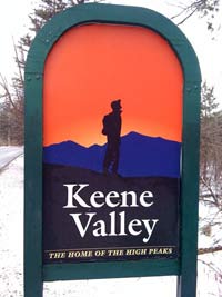 Keene Valley Sign