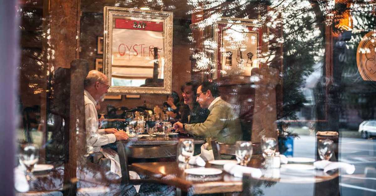 people dining inside a restaurant