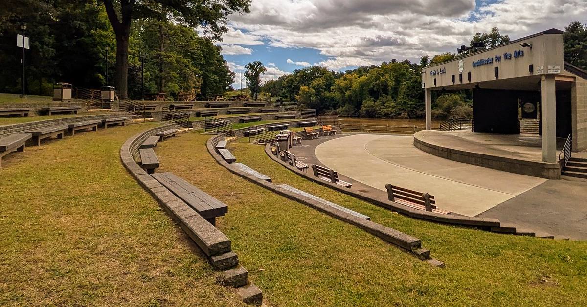 amphitheater at cook park in colonie