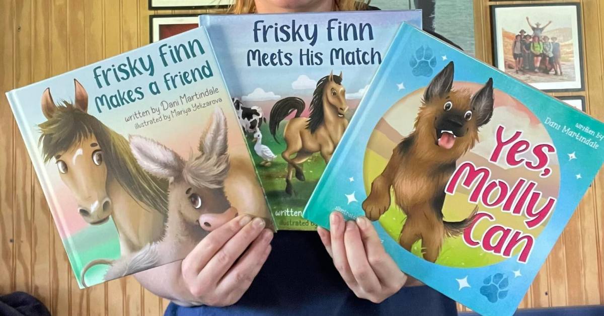 frisky finn books held up