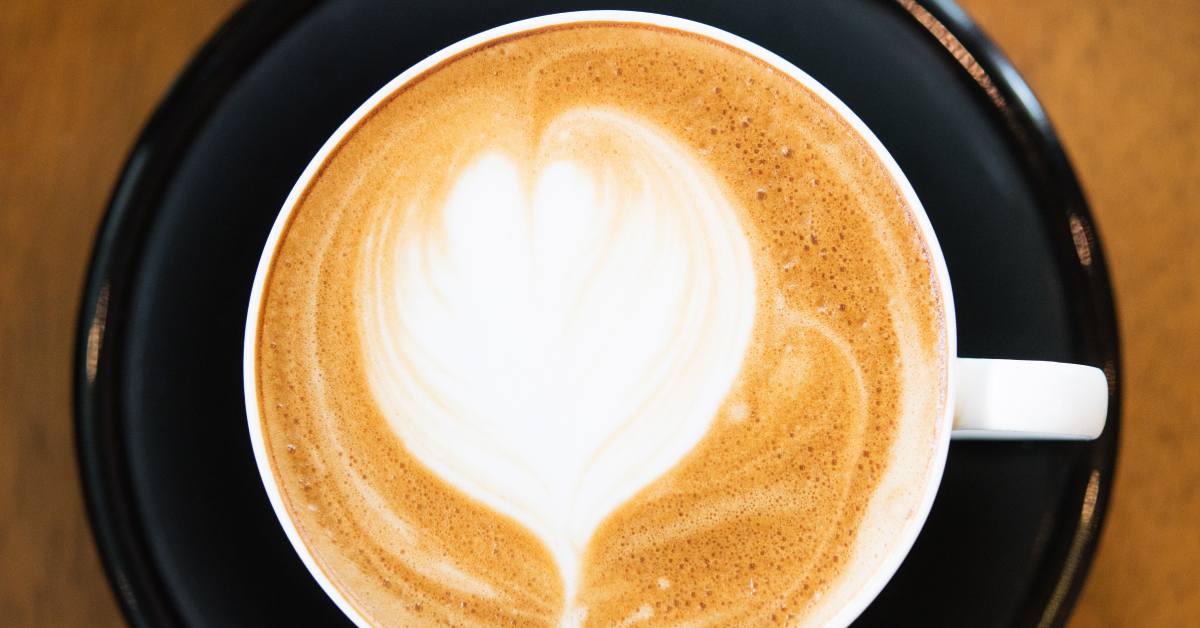 latte art heart